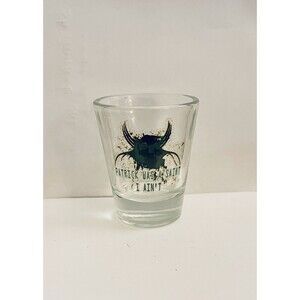 St. Patrick’s Day Shotglass “Patrick Was A Saint…I Aint” Novelty Good Condition